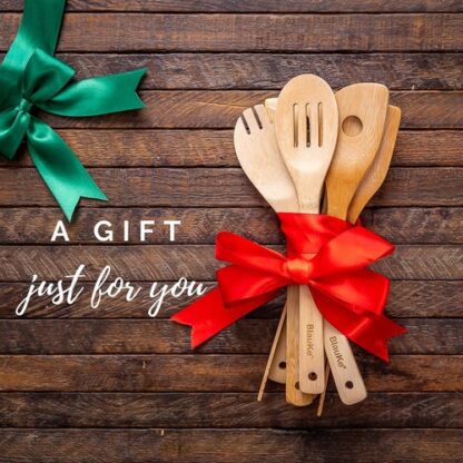 Bamboo Kitchen Utensils Set (7-Pack) – Eco-Friendly Wooden Spoons - Image 10
